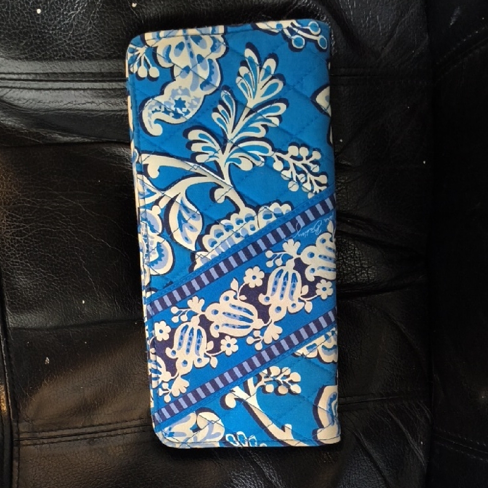 Vera Bradley Blue Floral Wallet Phone Case